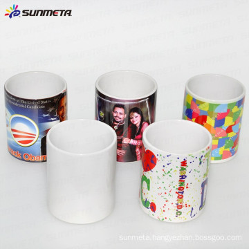 Sunmeta sublimation 11oz ceramic white mug ,blank heat transfer mugs